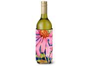 Flower Coneflower Wine Bottle Beverage Insulator Beverage Insulator Hugger