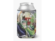 Eggplant and New Orleans Beers Can or Bottle Beverage Insulator Hugger