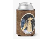 Starry Night Airedale Can or Bottle Beverage Insulator Hugger