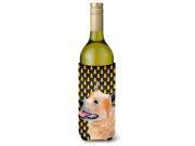 Australian Cattle Dog Candy Corn Halloween Portrait Wine Bottle Beverage Insulator Beverage Insulator Hugger