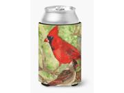 Bird Northern Cardinal Can or Bottle Beverage Insulator Hugger