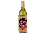 Pekingese Dog Country Lucky Horseshoe Wine Bottle Beverage Insulator Beverage Insulator Hugger