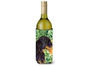 Dachshund Wine Bottle Beverage Insulator Beverage Insulator Hugger SS8805LITERK