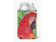 Bird Macaw Can or Bottle Beverage Insulator Hugger