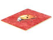 Lady Bug on Red Kitchen or Bath Mat 24x36