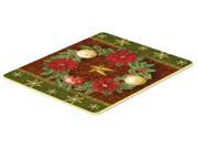 Holly Wreath with Christmas Ornaments Kitchen or Bath Mat 24x36 PTW2007JCMT