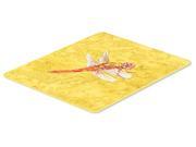 Dragonfly on Yellow Kitchen or Bath Mat 24x36
