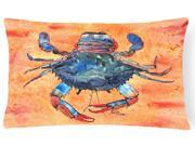 Crab Canvas Fabric Decorative Pillow