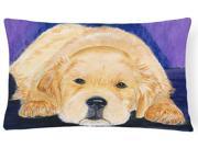 Golden Retriever Decorative Canvas Fabric Pillow