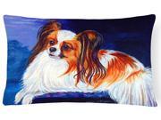 Papillon Decorative Canvas Fabric Pillow