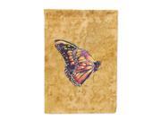 Butterfly on Gold Flag Canvas House Size