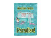 Another Day in Paradise Flag Canvas House Size