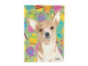Eggravaganza Chihuahua Easter Flag Canvas House Size RDR3017CHF