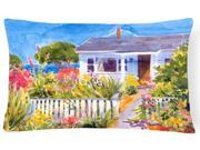 Seaside Beach Cottage Decorative Canvas Fabric Pillow