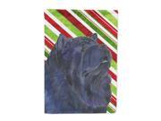 Chow Chow Candy Cane Holiday Christmas Flag Canvas House Size