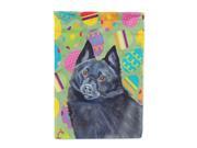 Schipperke Easter Eggtravaganza Flag Canvas House Size