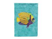 Fish Tropical Flag Canvas House Size