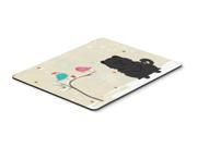 Christmas Presents between Friends Chow Chow Black Mouse Pad Hot Pad or Trivet BB2615MP
