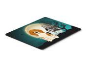 Halloween Scary Beagle Tricolor Mouse Pad Hot Pad or Trivet BB2230MP
