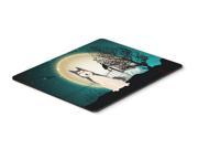 Halloween Scary West Siberian Laika Spitz Mouse Pad Hot Pad or Trivet BB2215MP