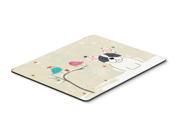 Christmas Presents between Friends French Bulldog Piebald Mouse Pad Hot Pad or Trivet BB2483MP