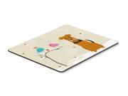 Christmas Presents between Friends Airedale Mouse Pad Hot Pad or Trivet BB2513MP