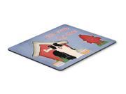 Dog House Collection Border Collie Black White Mouse Pad Hot Pad or Trivet BB2872MP