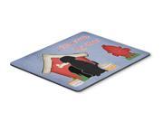 Dog House Collection Black Labrador Mouse Pad Hot Pad or Trivet BB2811MP