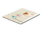 Christmas Presents between Friends Jack Russell Terrier Mouse Pad Hot Pad or Trivet BB2580MP