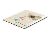 Christmas Presents between Friends French Bulldog Cream Mouse Pad Hot Pad or Trivet BB2482MP