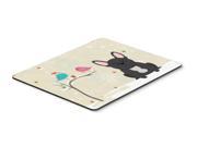 Christmas Presents between Friends French Bulldog Black Mouse Pad Hot Pad or Trivet BB2486MP