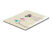 Christmas Presents between Friends Mastiff Brindle White Mouse Pad Hot Pad or Trivet BB2488MP
