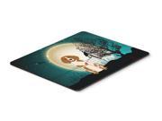 Halloween Scary Brittany Spaniel Mouse Pad Hot Pad or Trivet BB2262MP