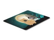 Halloween Scary Chow Chow Cream Mouse Pad Hot Pad or Trivet BB2334MP
