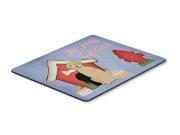 Dog House Collection Yellow Labrador Mouse Pad Hot Pad or Trivet BB2809MP