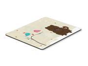 Christmas Presents between Friends Chow Chow Chocolate Mouse Pad Hot Pad or Trivet BB2613MP