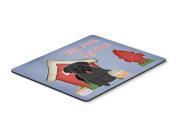 Dog House Collection Pug Black Mouse Pad Hot Pad or Trivet BB2760MP