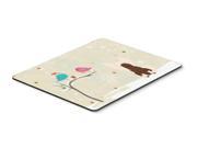 Christmas Presents between Friends Chinese Crested Cream Mouse Pad Hot Pad or Trivet BB2585MP