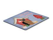 Dog House Collection Brindle Boxer Mouse Pad Hot Pad or Trivet BB2871MP