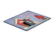 Dog House Collection Staffordshire Bull Terrier Blue Mouse Pad Hot Pad or Trivet BB2800MP