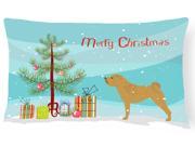 Shar Pei Merry Christmas Tree Canvas Fabric Decorative Pillow BB2970PW1216
