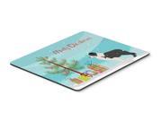 Black Border Collie Merry Christmas Tree Mouse Pad Hot Pad or Trivet BB2941MP