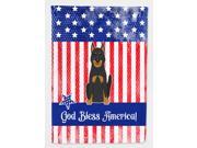 Patriotic USA Beauce Shepherd Dog Flag Canvas House Size BB3075CHF