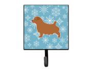 Winter Snowflake Norfolk Terrier Leash or Key Holder BB3509SH4