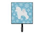 Winter Snowflake Bichon Frise Leash or Key Holder BB3545SH4