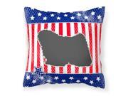 USA Patriotic Puli Fabric Decorative Pillow BB3363PW1818