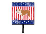 USA Patriotic English Bulldog Leash or Key Holder BB3362SH4