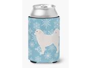 Winter Snowflake Polish Tatra Sheepdog Can or Bottle Hugger BB3527CC