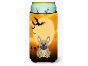 Halloween French Bulldog Cream Tall Boy Beverage Insulator Hugger BB4276TBC