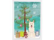 Merry Christmas Tree White German Shepherd Flag Garden Size BB4170GF
